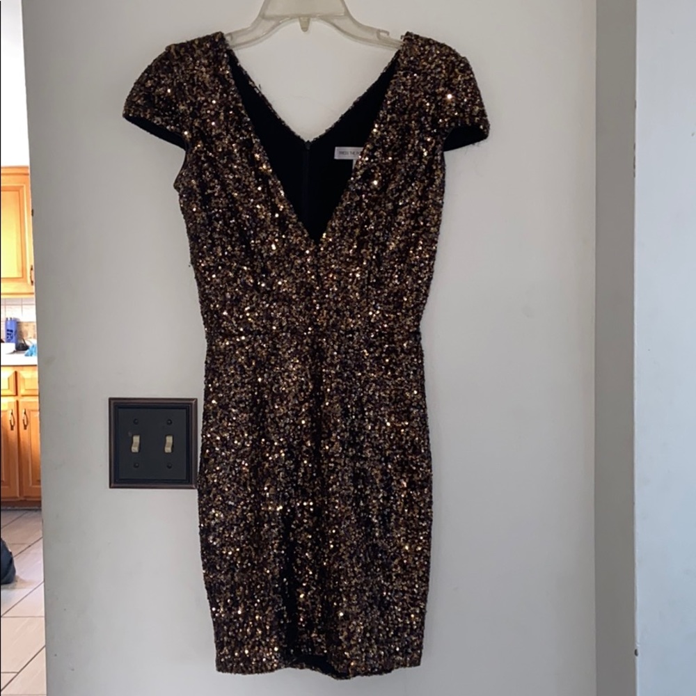 Dress the population  sequin dress